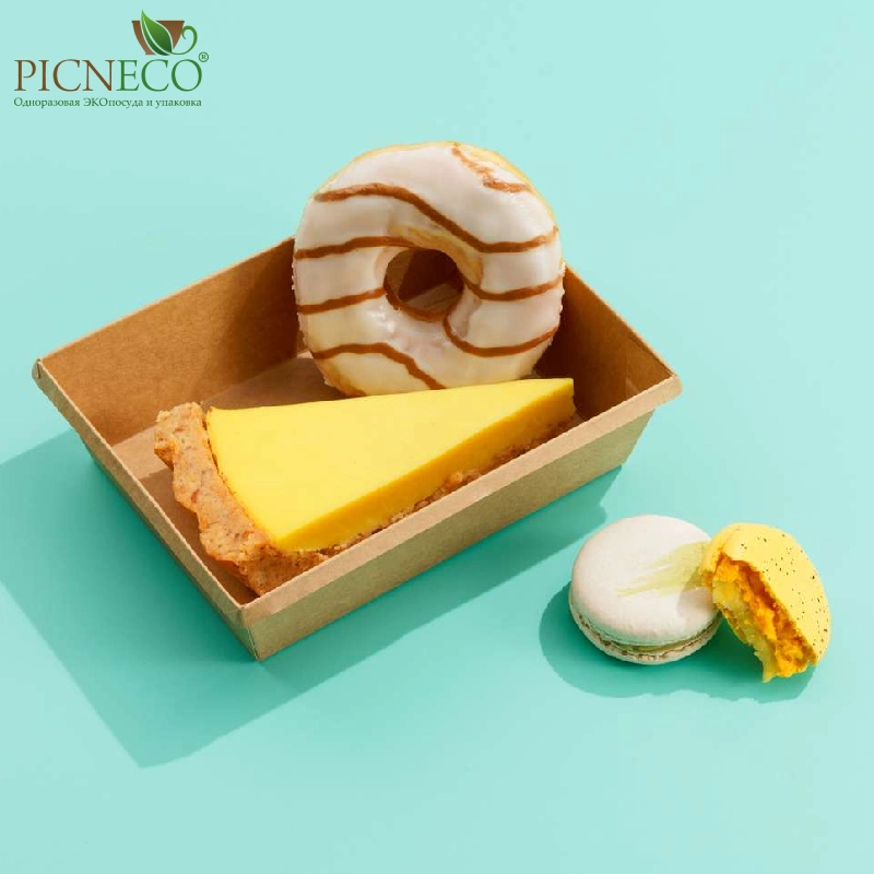 товар Контейнер бумажный 500мл, крафт, серия OneClick, (крышка отдельно) OK050